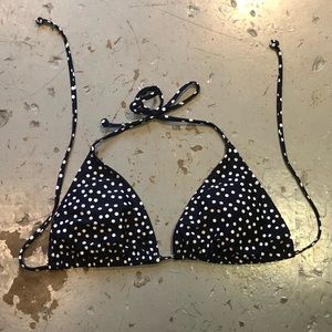 Polka Dot Triangle Swim Top